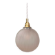 Vintage globe pendant lamp in ridged frosted glass