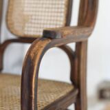 Michael Thonet curved walnut armchair - 1914