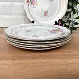 Set of 6 Flat Plates the Almond