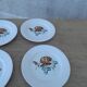 6 flat plates "choc"