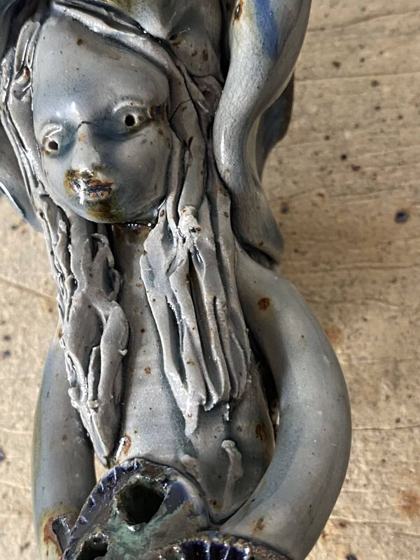 Bougeoir céramique anthropomorphe