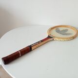 Vintage wooden tennis racket Ilie Nastase Adidas