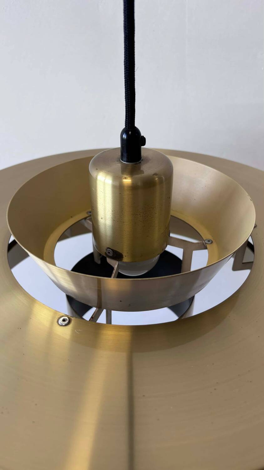 Vintage pendant lamp brass