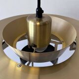 Lampe à suspension vintage en laiton