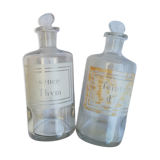 Pair of Pharmacy bottles