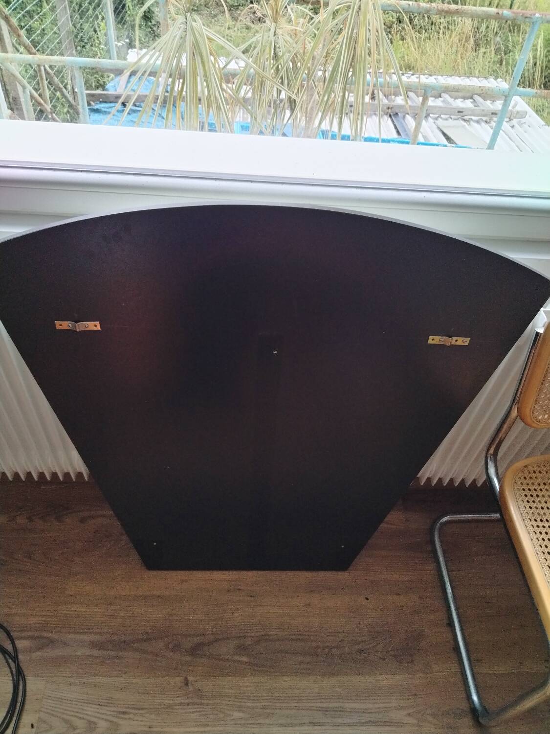 Beveled rearview mirror, 1980s