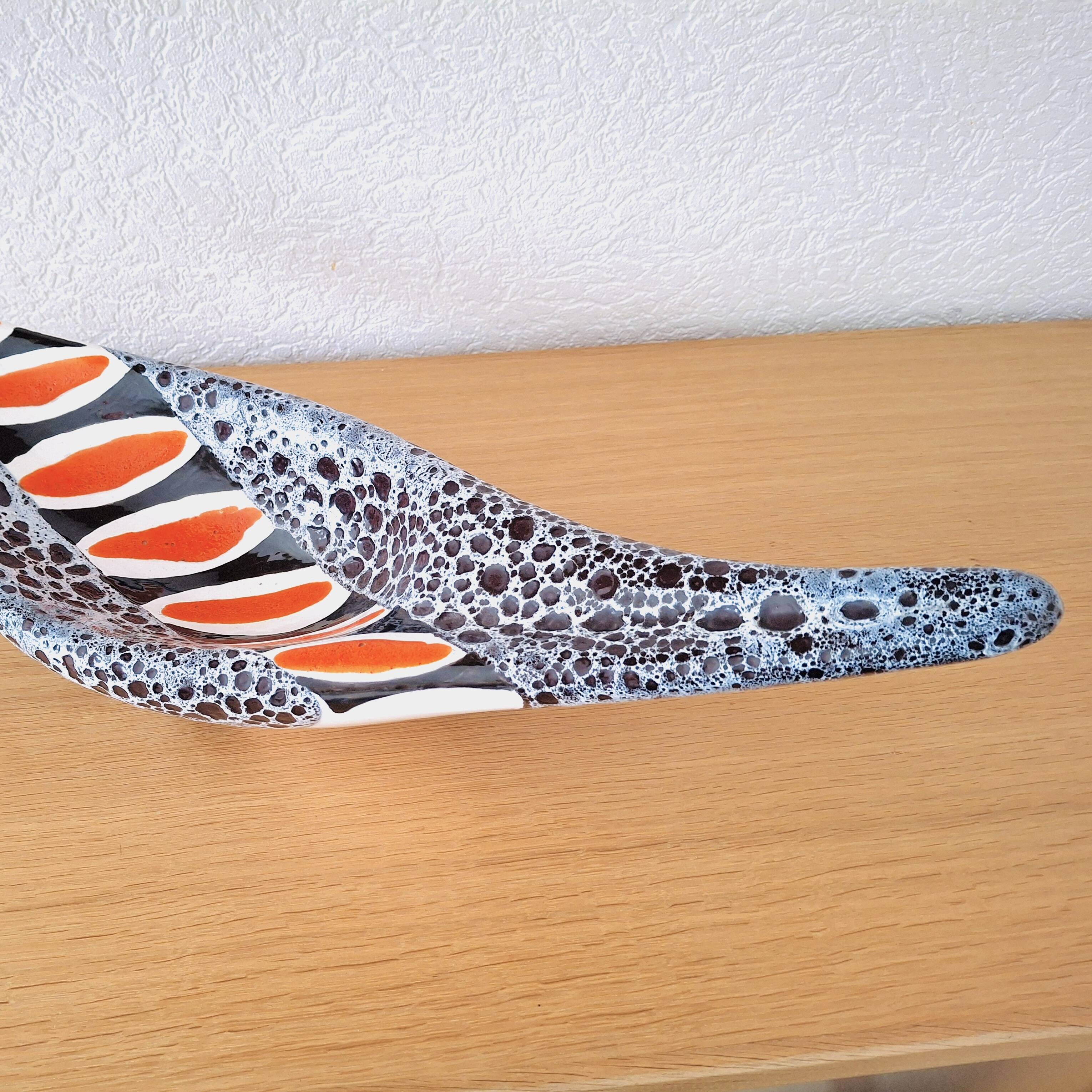 Ceramic trinket tray from LEVAUCOUR, Vallauris, 1950s-60s