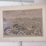 Gravure ancienne Versailles