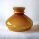 Abat-jour vintage en opaline ocre