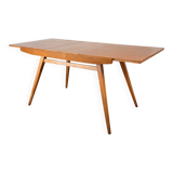 Vintage extendable oak table, František Jirák