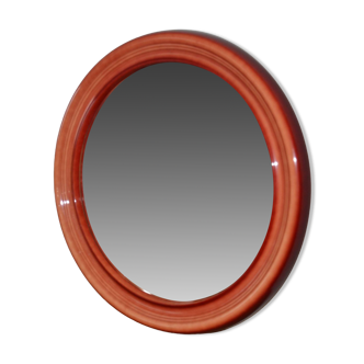 Miroir rond plastique moulé