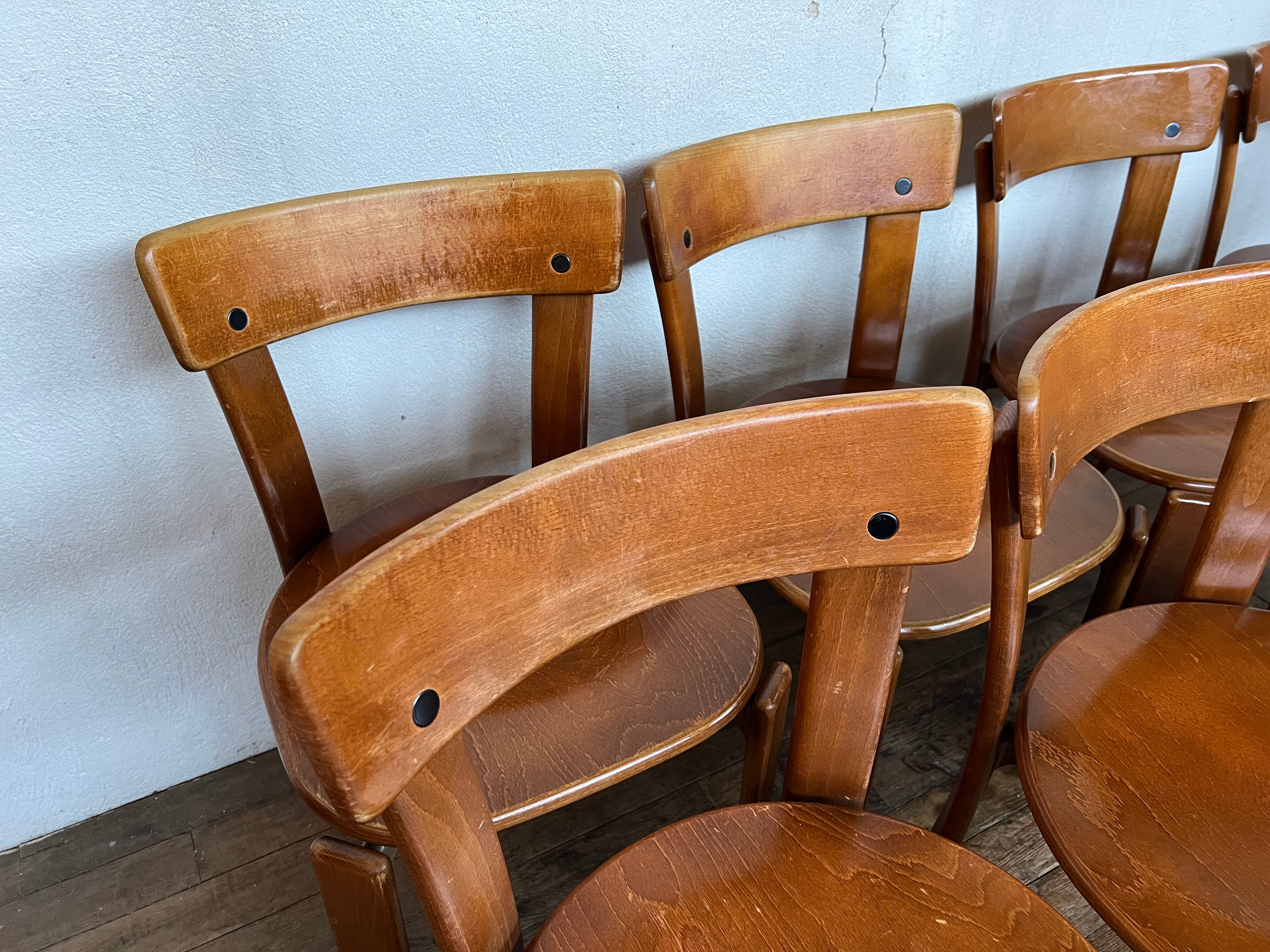Lot de 50 chaises design Bruno rey swiss vintage design