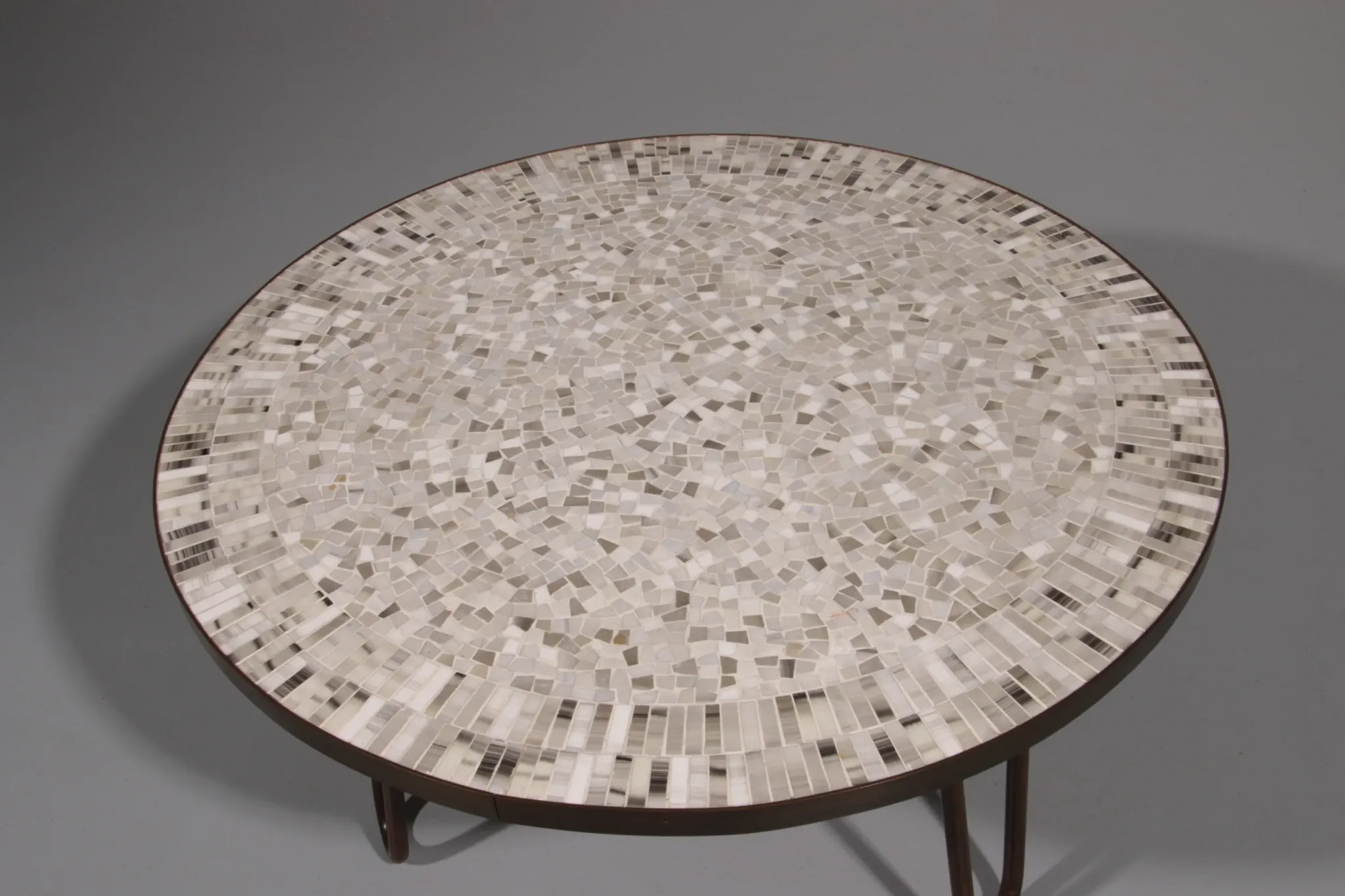 A stunning mosaic coffee table by German sculptor Berthold Müller