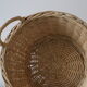 Wicker basket with two handles, vintage, french