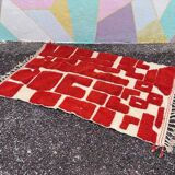 Beni Ouraine rug from Oued Zam, handmade in the traditional style, size 140 x 250 cm