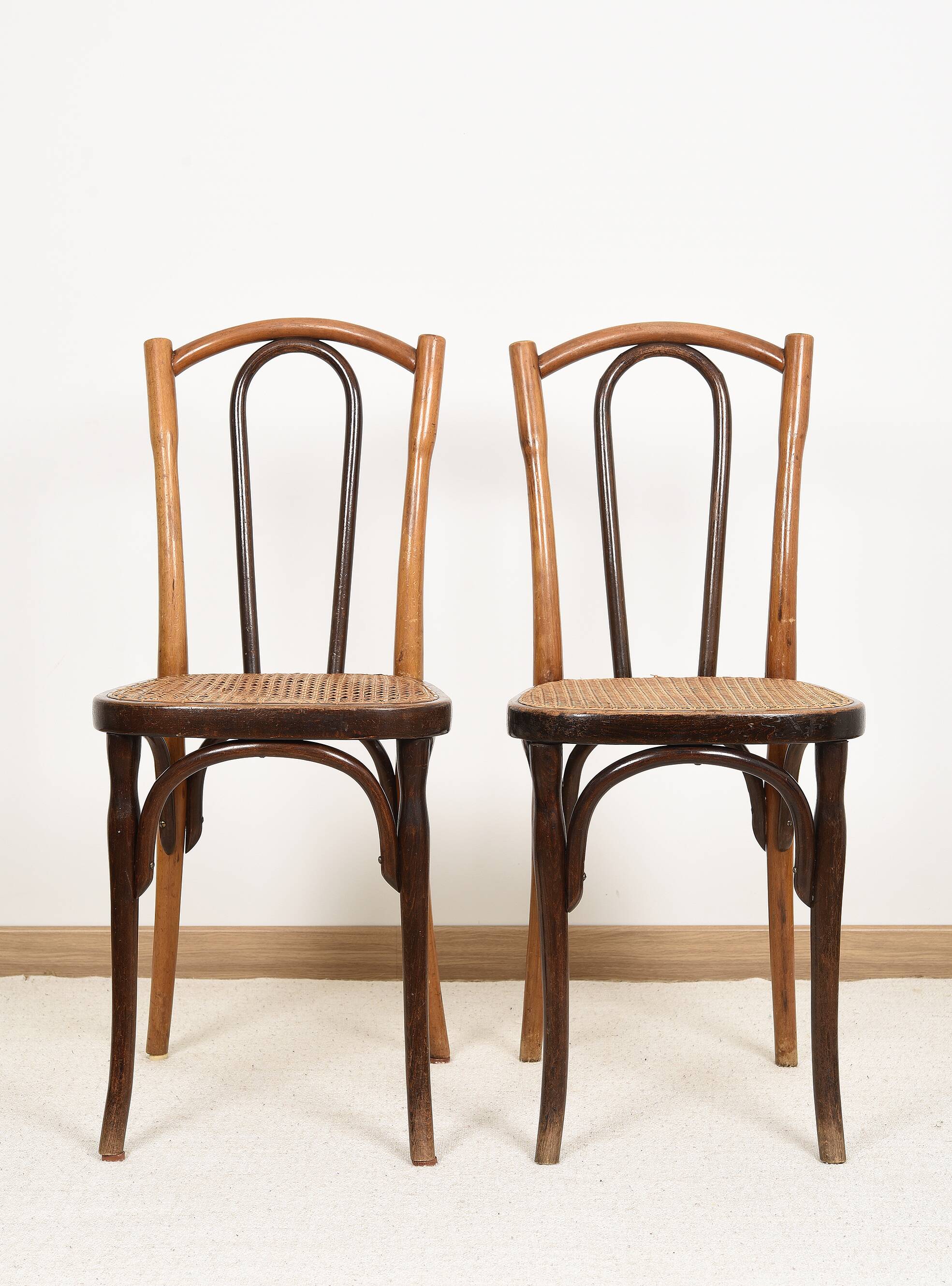 JJ bistro chairs. KOHN bentwood