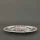 Flat plate in Imari porcelain Japan 19th century floral decoration