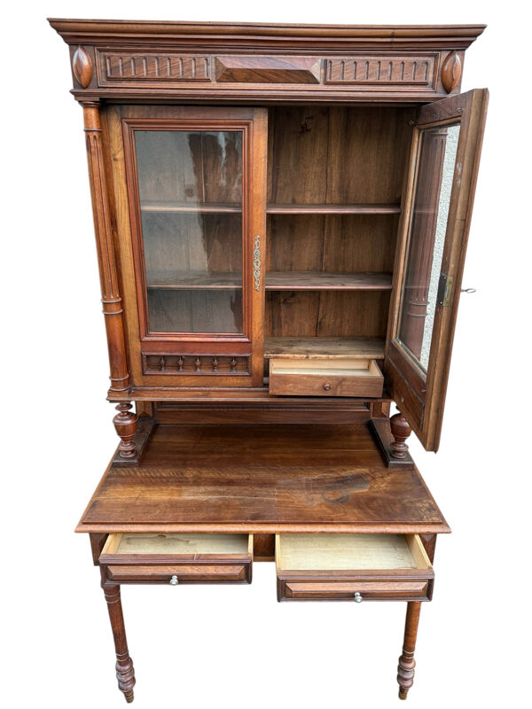 Bureau bibliothèque de Notaire Napoléon III 1880