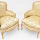 Paire de fauteuils bergères