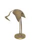 Vintage brass heron