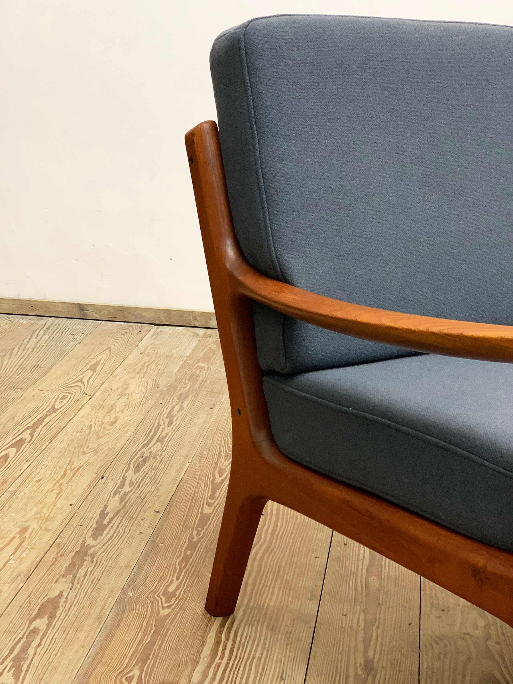 Teak armchair or easy chair by Ole Wanscher for France & Son, Mid Century Modern Danish Design, 1950er