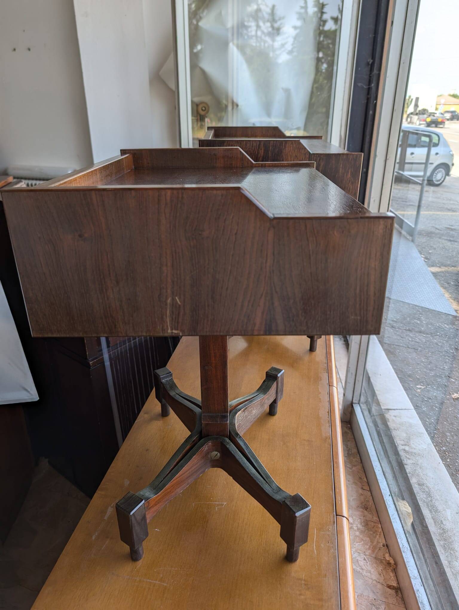 Mid-Century Rosewood set of Side Tables by Claudio Salocchi for Sormani, 1960s