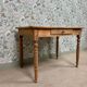 Antique table with turned legs (renovated)