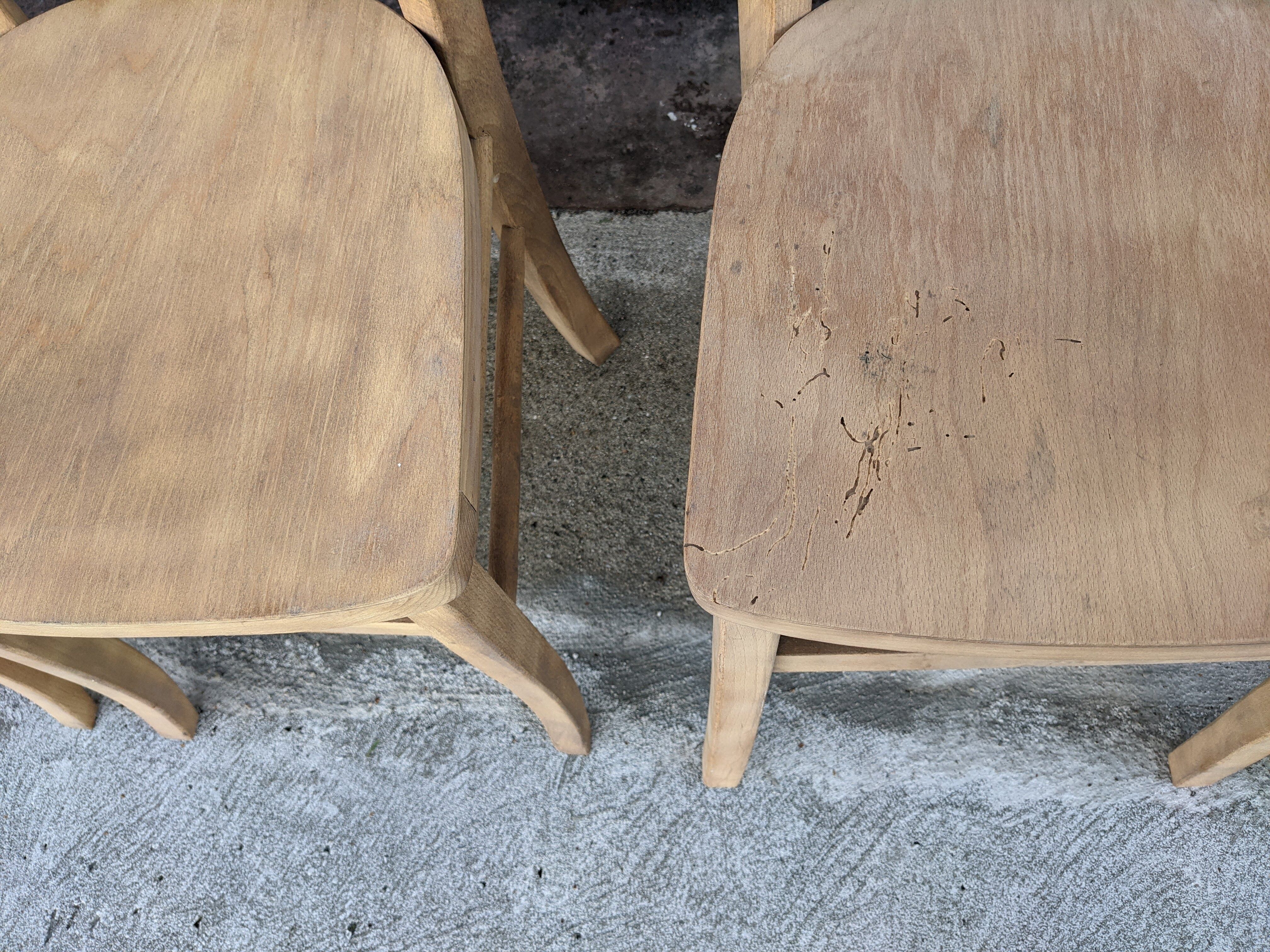 Set of bistro chairs