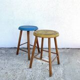 Tabourets vintage pour enfants