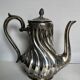 Silver metal tea and coffee set