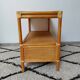 Commode rotin cannage vintage