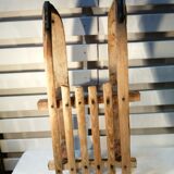 Old wooden sledge - vintage