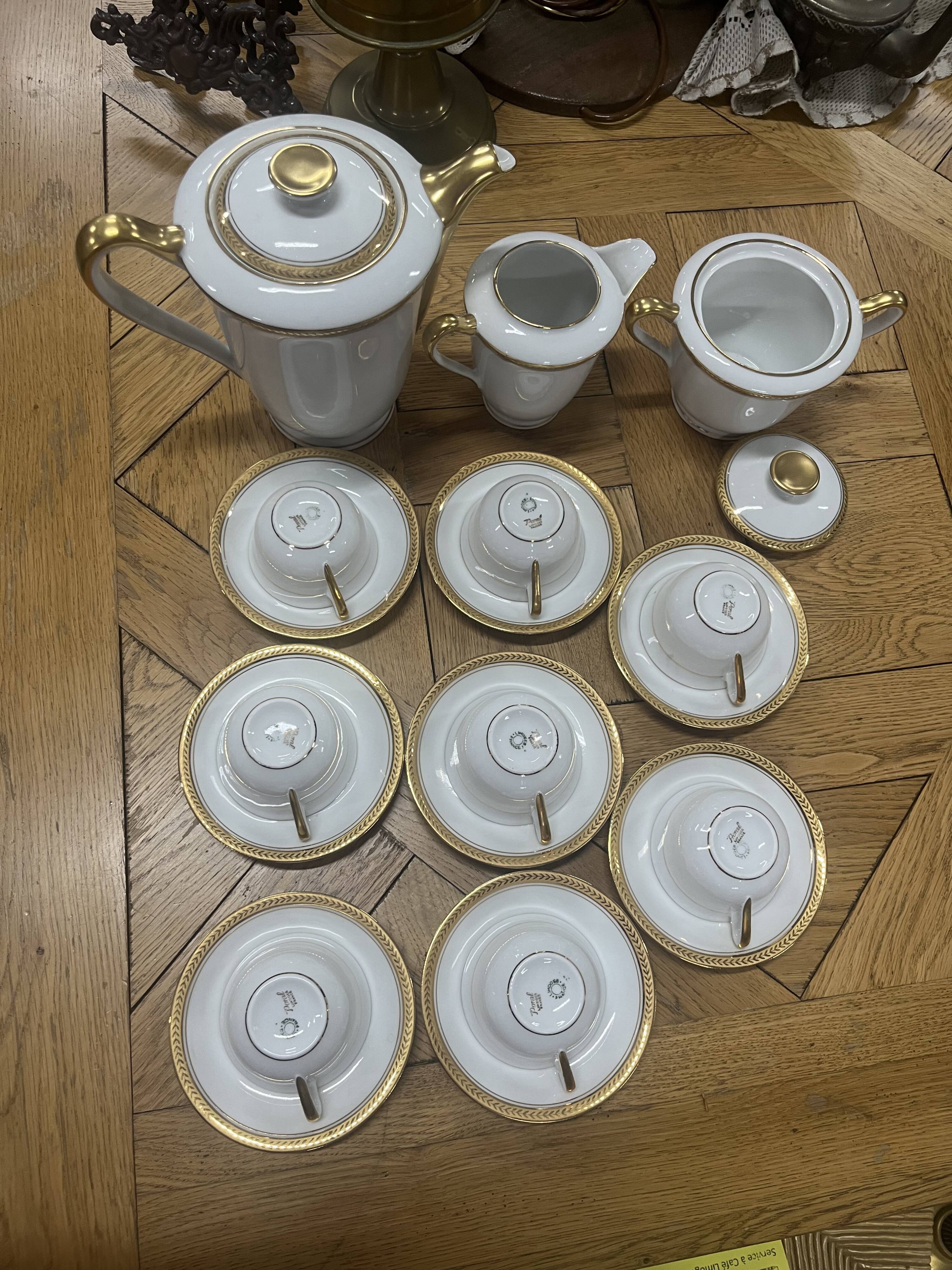 Limoges Poral coffee service