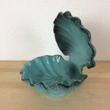 Empty pocket blue ceramic shell