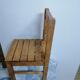 Pair of vintage wooden children's chairs