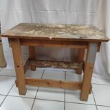 Vintage wooden workbench