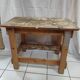 Vintage wooden workbench