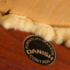Danish retro 1960s wool teak tabout