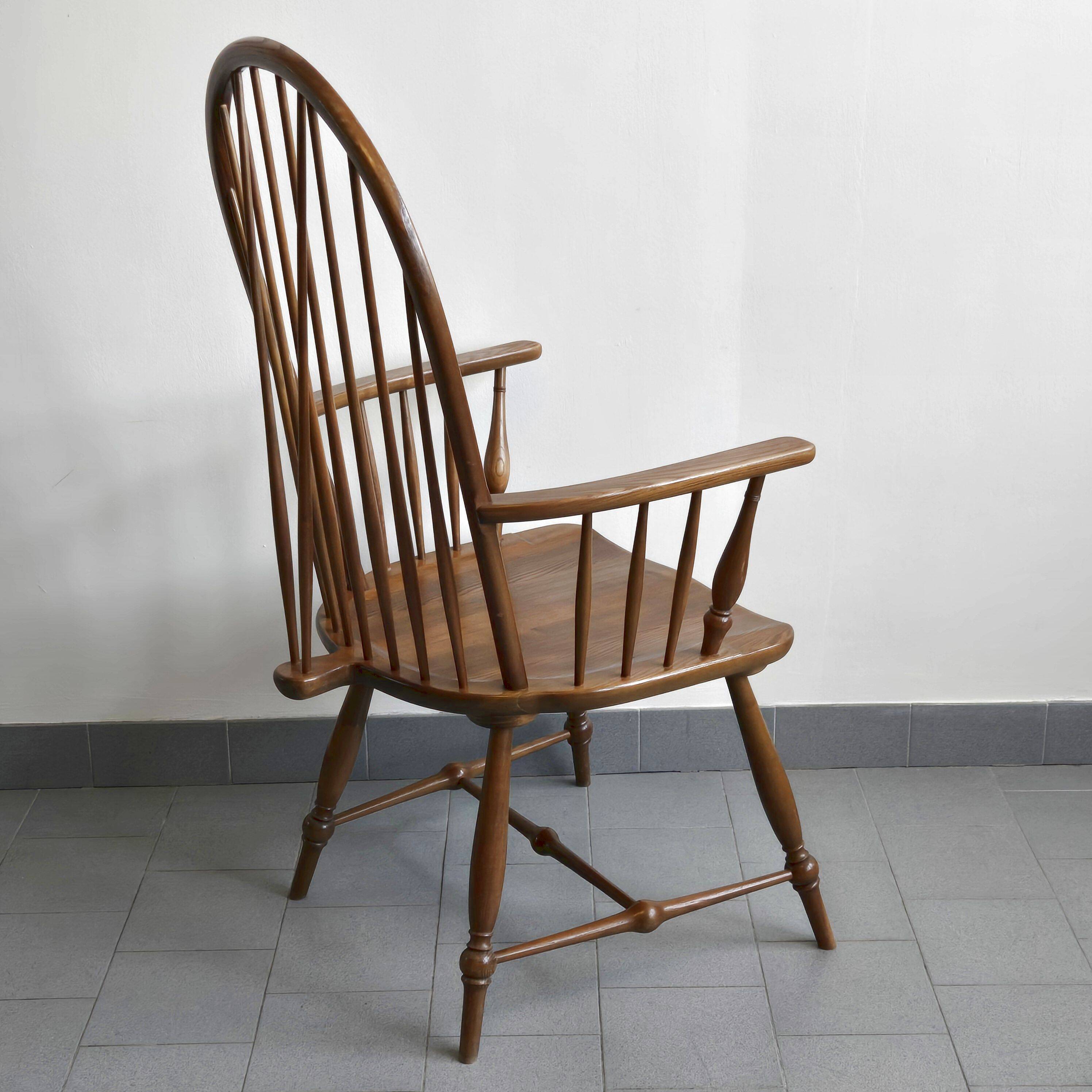 Vintage Windsor style armchair 1950