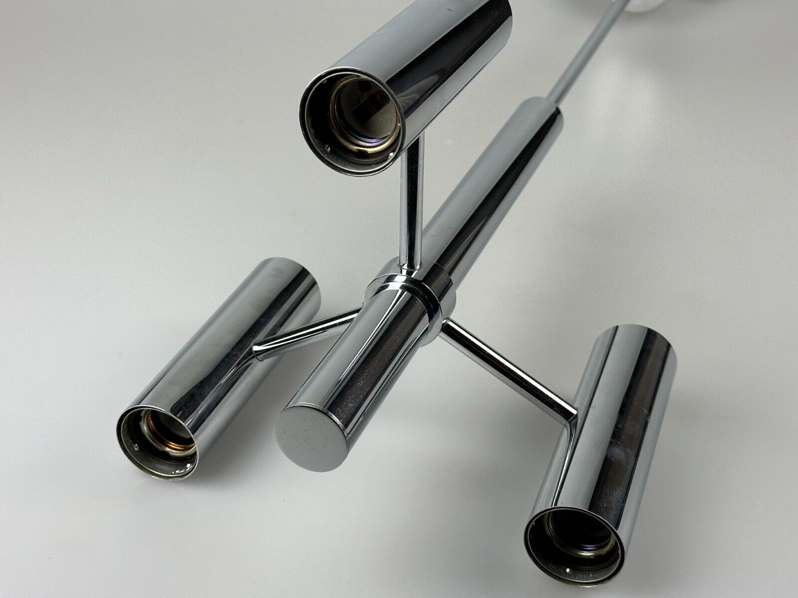 Lustre Spoutnik à 6 flammes des années 60 des années 70 par Hustadt Leuchten Allemagne