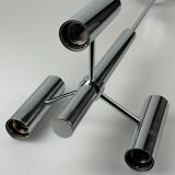 Lustre Spoutnik à 6 flammes des années 60 des années 70 par Hustadt Leuchten Allemagne