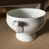 White broth bowl and salad bowl