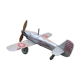 Avion jouet en bois vintage