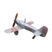 Avion jouet en bois vintage