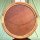 Miroir rond cadre bois clair 55cm