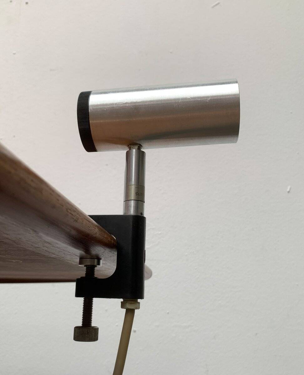 Vintage minimalist clip lamps from the space age, Table or Shelf, by Philips