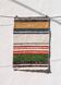 Handwoven recycled cotton rug - 40 x 60 cm
