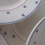 Assiettes K&G Lunéville Pierre années 30