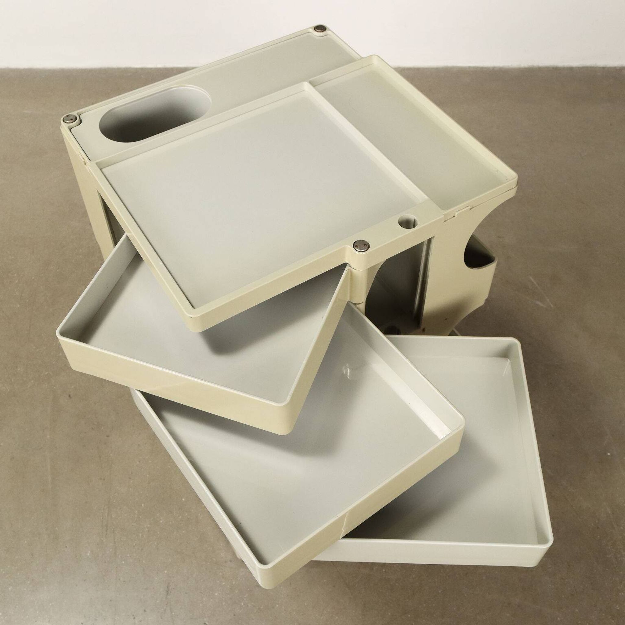 Bieffeplast Boby trolley by Joe Colombo, plastic, 1970s original