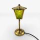 1950s brass and glass street lamp night light
